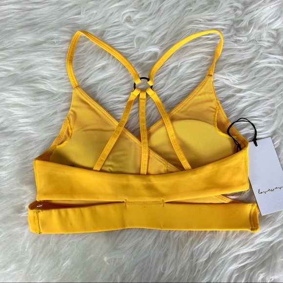 New Love Wave Activewear Set Yellow Size XXSmall - Picture 2 of 4